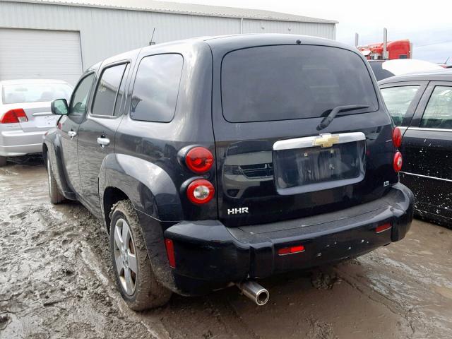 3GNDA13D46S542360 - 2006 CHEVROLET HHR LS შავი ფოტო 3
