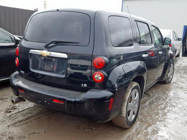 3GNDA13D46S542360 - 2006 CHEVROLET HHR LS შავი ფოტო 4