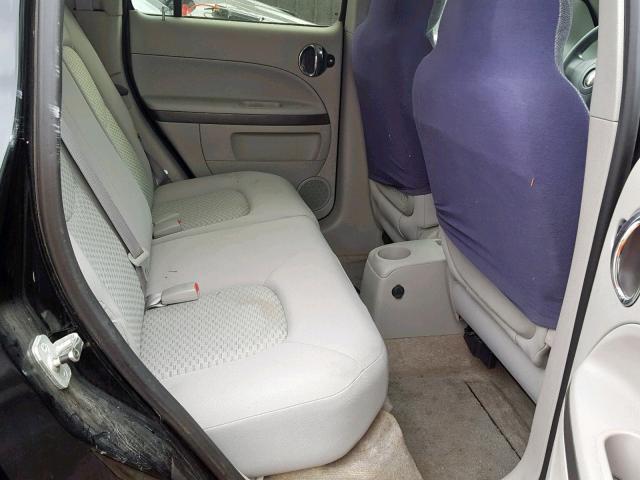 3GNDA13D46S542360 - 2006 CHEVROLET HHR LS შავი ფოტო 6