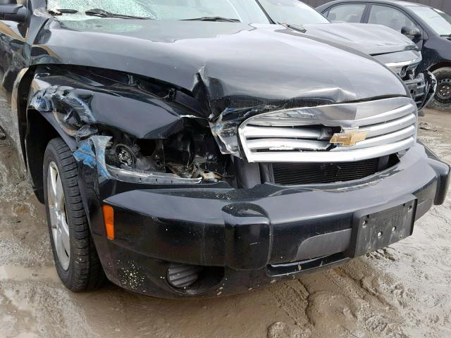 3GNDA13D46S542360 - 2006 CHEVROLET HHR LS შავი ფოტო 9