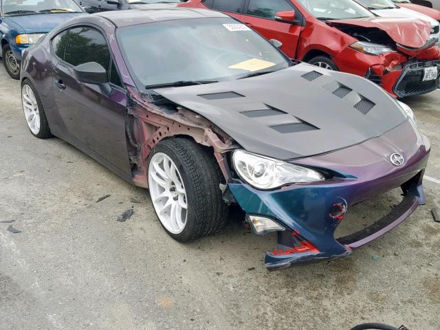 JF1ZNAA15D1710782 - 2013 TOYOTA SCION FR-S PURPLE photo 1