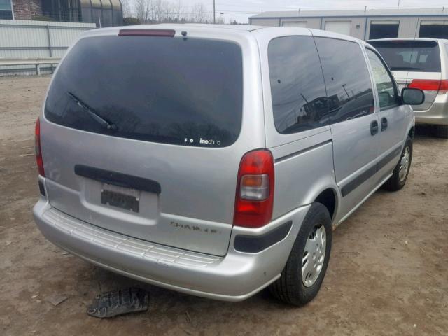 1GNDU03E72D240663 - 2002 CHEVROLET VENTURE SILVER photo 4