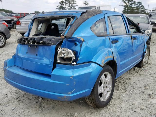 1B3HB28B88D770919 - 2008 DODGE CALIBER BLUE photo 4