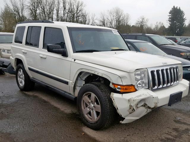 1J8HG48K87C598805 - 2007 JEEP COMMANDER თეთრი ფოტო 1