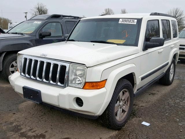 1J8HG48K87C598805 - 2007 JEEP COMMANDER თეთრი ფოტო 2