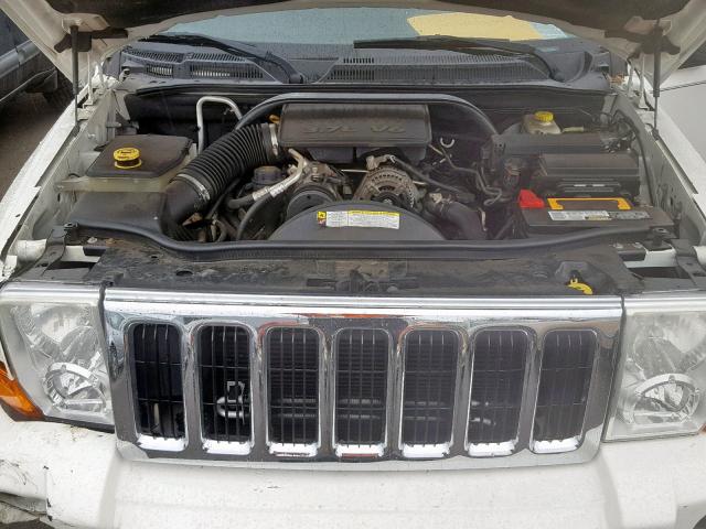 1J8HG48K87C598805 - 2007 JEEP COMMANDER თეთრი ფოტო 7