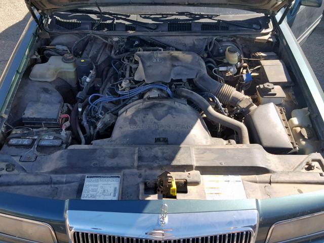 1LNLM81W8TY611320 - 1996 LINCOLN TOWN CAR E CHARCOAL photo 7