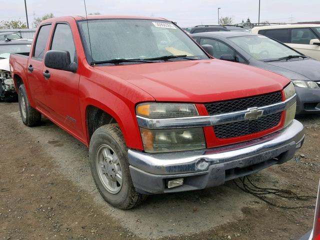 1GCCS136X58256328 - 2005 CHEVROLET COLORADO RED photo 1