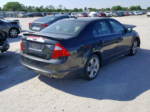 3FAHP0DC0BR152744 - 2011 FORD FUSION SPO BLACK photo 4