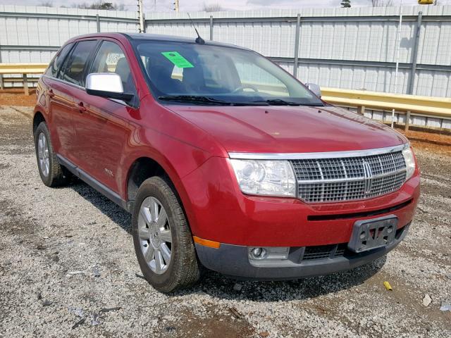 2LMDU68C57BJ22997 - 2007 LINCOLN MKX RED photo 1