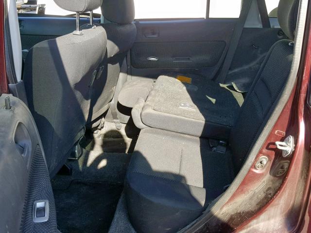 JTLKT324X64056616 - 2006 TOYOTA SCION XB 勃艮第红 照片 6