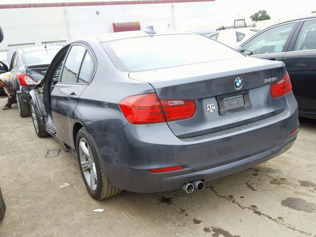 WBA3C1C51EK109058 - 2014 BMW 328 I SULE GRAY photo 3