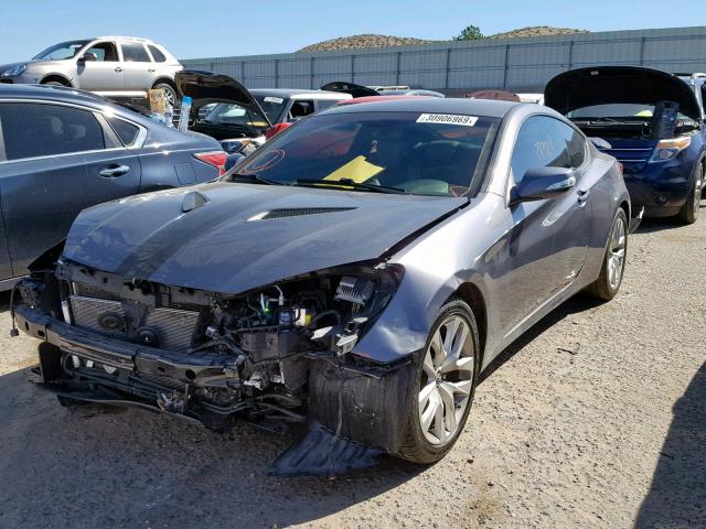 KMHHT6KJ7GU134764 - 2016 HYUNDAI GENESIS CO GRAY photo 2