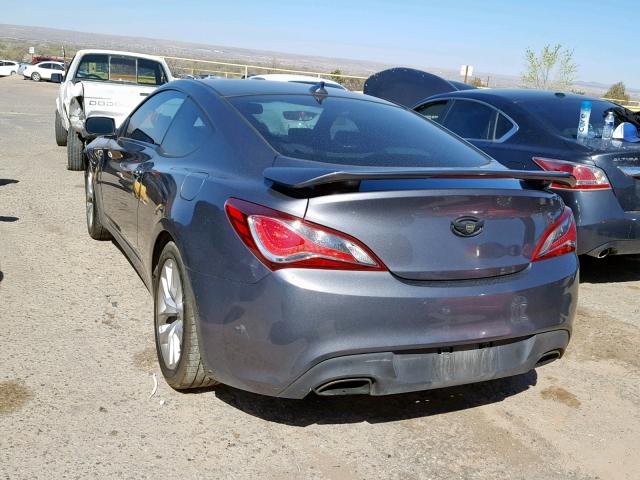 KMHHT6KJ7GU134764 - 2016 HYUNDAI GENESIS CO GRAY photo 3