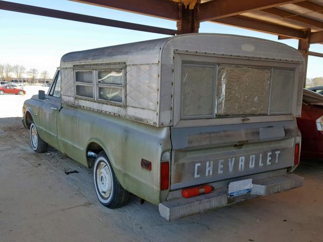 CC142A100585 - 1972 CHEVROLET C-10 GREEN photo 3