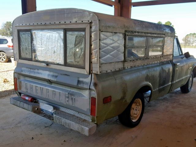 CC142A100585 - 1972 CHEVROLET C-10 GREEN photo 4