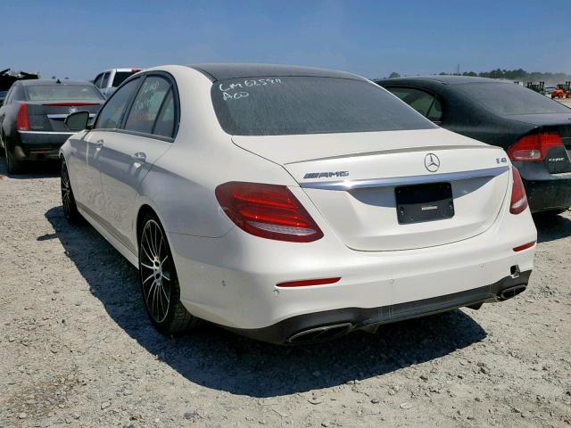 WDDZF6EB1JA447330 - 2018 MERCEDES-BENZ E 43 4MATI WHITE photo 3