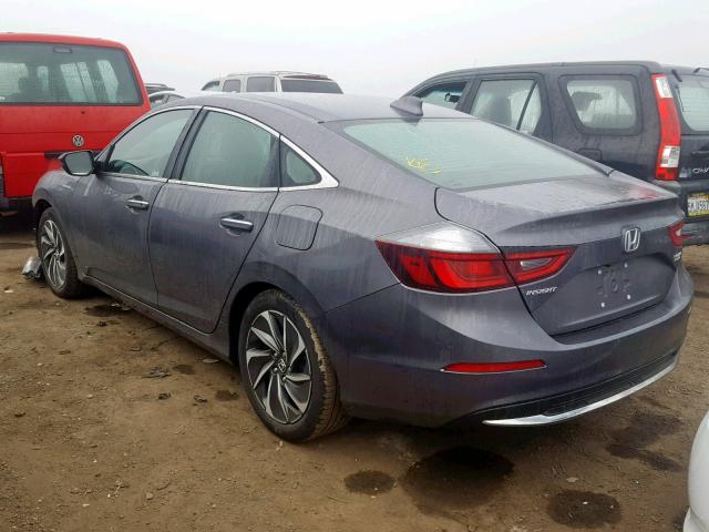 19XZE4F93KE020730 - 2019 HONDA INSIGHT TO GRAY photo 3