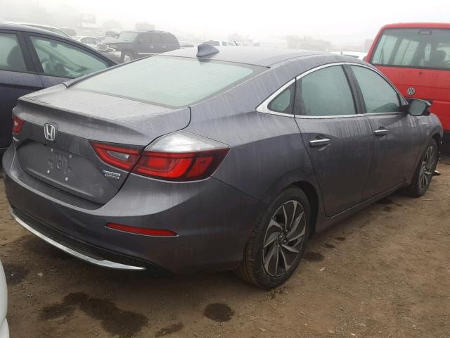 19XZE4F93KE020730 - 2019 HONDA INSIGHT TO GRAY photo 4