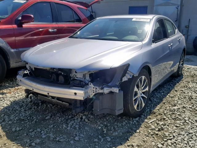 19UUB1F35FA006495 - 2015 ACURA TLX SILVER photo 2