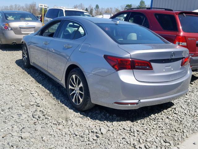 19UUB1F35FA006495 - 2015 ACURA TLX SILVER photo 3