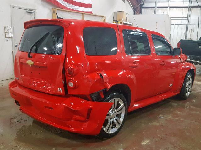 3GNCA63X59S620300 - 2009 CHEVROLET HHR SS RED photo 4