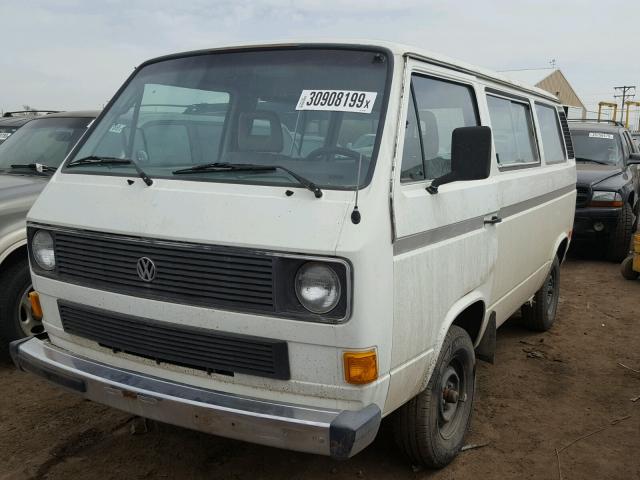 WV2YB0255FH084544 - 1985 VOLKSWAGEN VANAGON BU WHITE photo 2