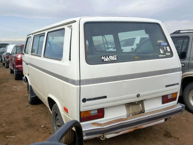 WV2YB0255FH084544 - 1985 VOLKSWAGEN VANAGON BU WHITE photo 3