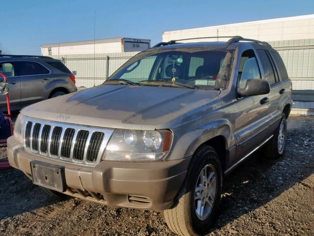 1J4GW48S43C611687 - 2003 JEEP GRAND CHER GRAY photo 2