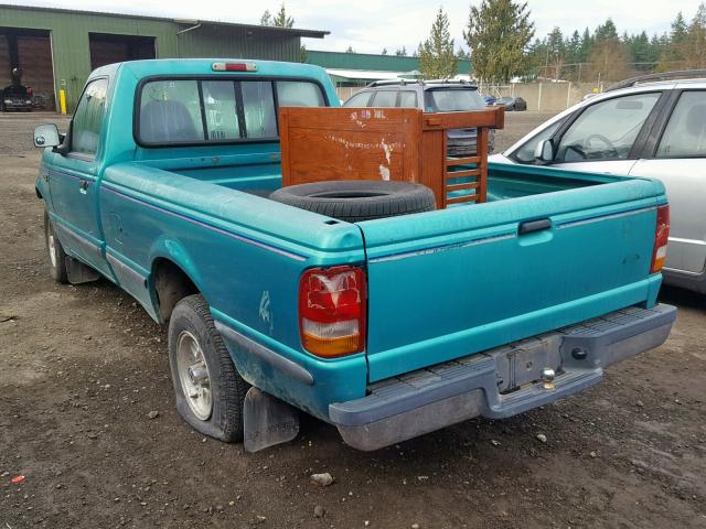 1FTCR10AXRPB17879 - 1994 FORD RANGER TURQUOISE photo 3