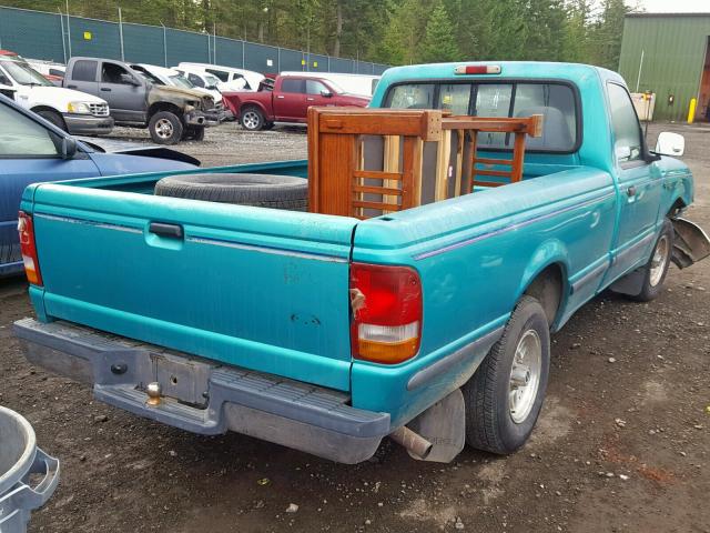 1FTCR10AXRPB17879 - 1994 FORD RANGER TURQUOISE photo 4