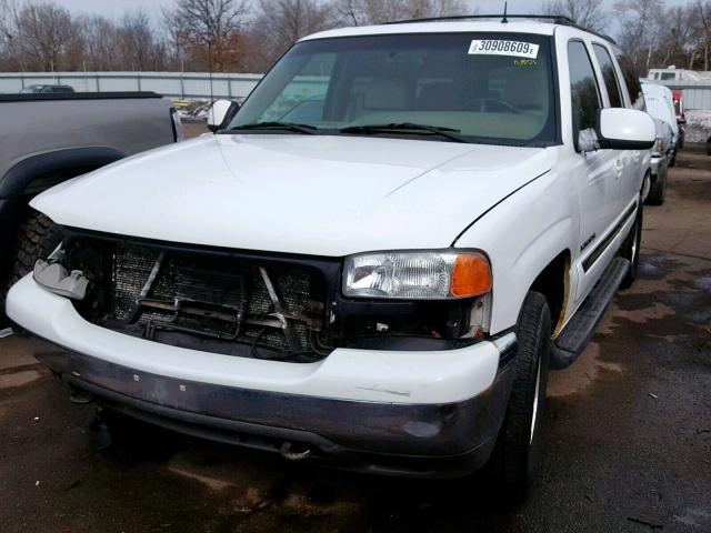 3GKFK16Z52G216381 - 2002 GMC YUKON XL K WHITE photo 2