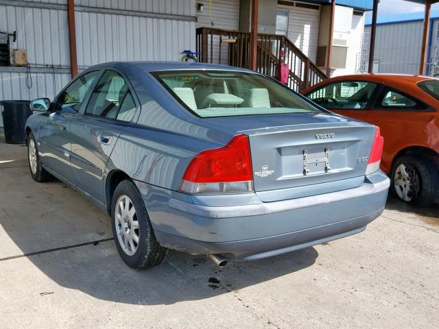 YV1RS61R612053450 - 2001 VOLVO S60 BLUE photo 3