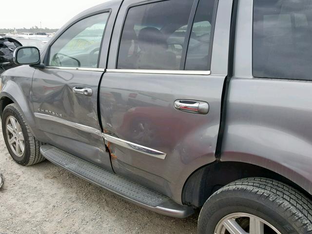1A8HX582X7F573148 - 2007 CHRYSLER ASPEN LIMI GRAY photo 9