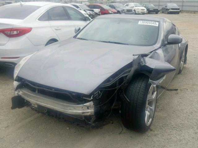 JN1AZ4EH7BM554554 - 2011 NISSAN 370Z BASE GRAY photo 2