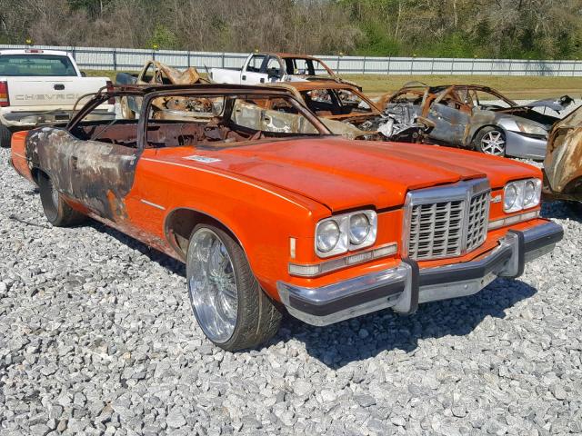 2P67Y4X101510 - 1974 PONTIAC GRANDVILLE ORANGE photo 1