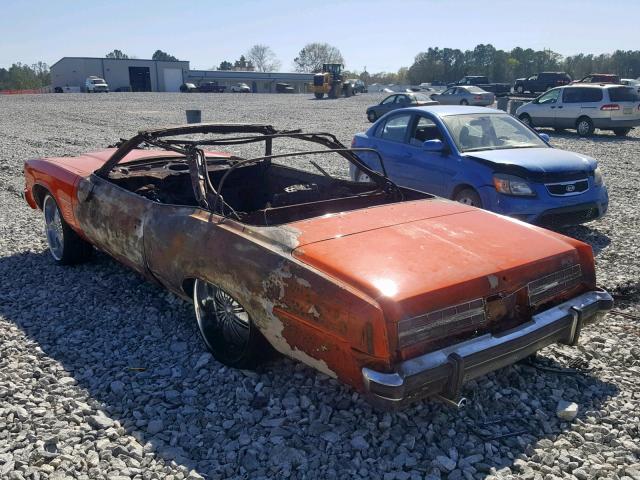 2P67Y4X101510 - 1974 PONTIAC GRANDVILLE ORANGE photo 3