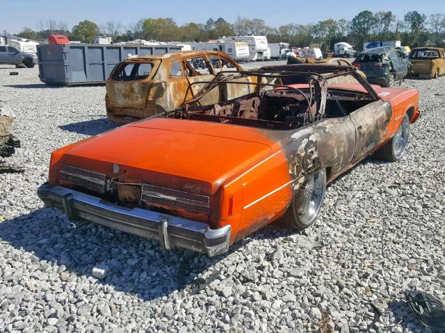 2P67Y4X101510 - 1974 PONTIAC GRANDVILLE ORANGE photo 4