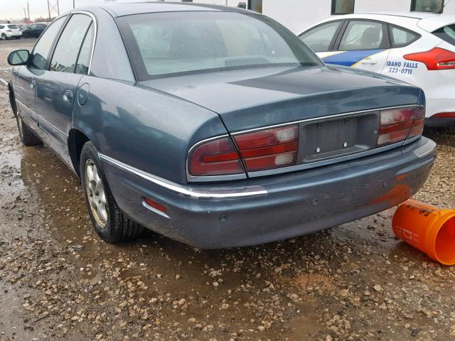 1G4CW54K2Y4286213 - 2000 BUICK PARK AVENU BLUE photo 3