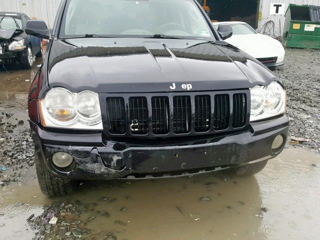 1J8HR48N65C719123 - 2005 JEEP GRAND CHER BLACK photo 9