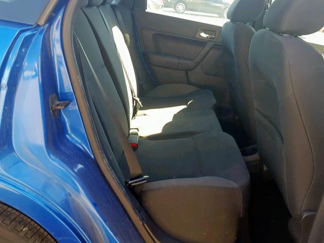 1FAHP3GN1BW122051 - 2011 FORD FOCUS SES BLUE photo 6
