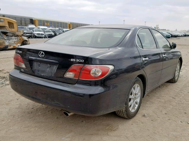 JTHBF30G636004821 - 2003 LEXUS ES 300 BLACK photo 4