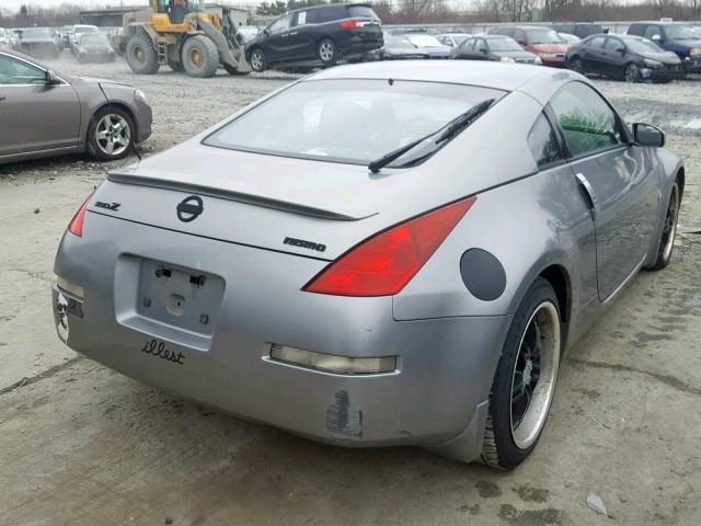 JN1AZ34E53T018534 - 2003 NISSAN 350Z COUPE GRAY photo 4