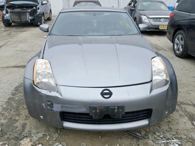 JN1AZ34E53T018534 - 2003 NISSAN 350Z COUPE GRAY photo 9