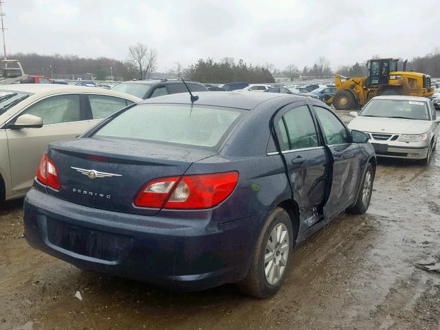 1C3LC46J98N138750 - 2008 CHRYSLER SEBRING LX BLUE photo 4