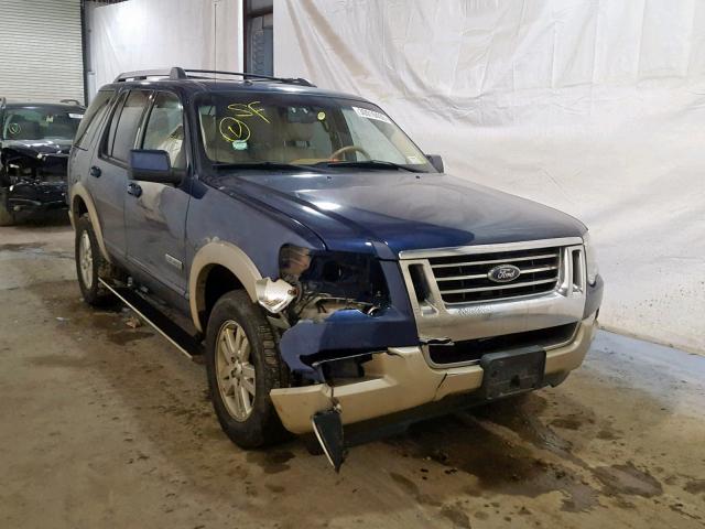 1FMEU74E37UB85975 - 2007 FORD EXPLORER E BLUE photo 1