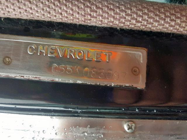 C55K083097 - 1955 CHEVROLET BEL AIR BLACK photo 10