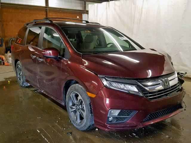 5FNRL6H83JB000153 - 2018 HONDA ODYSSEY TO BURGUNDY photo 1