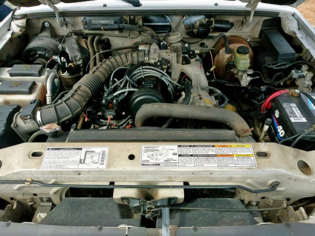 1FTYR10C2WUB04760 - 1998 FORD RANGER WHITE photo 7