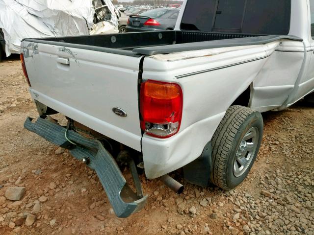 1FTYR10C2WUB04760 - 1998 FORD RANGER WHITE photo 9